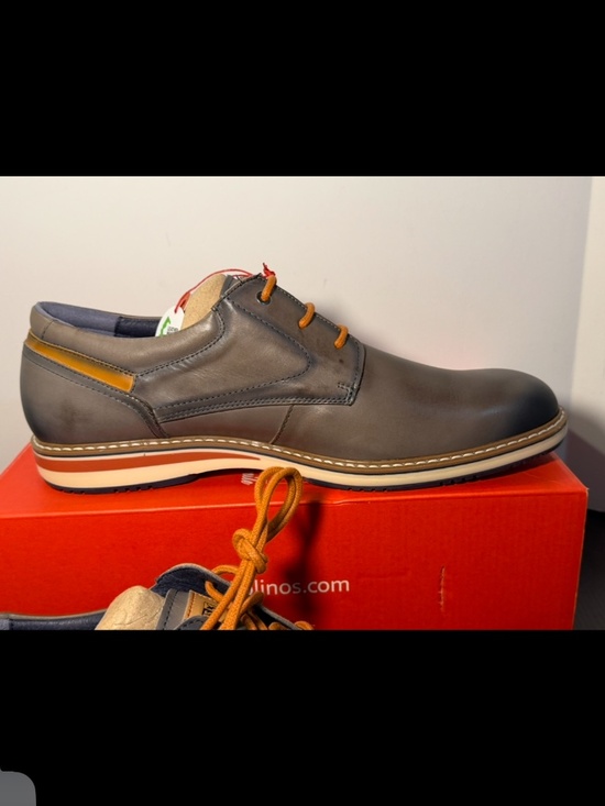 Pikolinos Avila M1T 4050 Leather Lace Up Shoes Dark Grey Mens EU 45/US 11-11.5M main image 10
